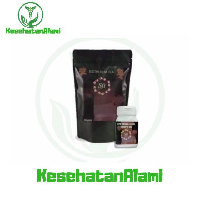 PELANGSING SFT EXTRA SLIM  60KAPSUL+ SFT EXTRA SLIM TEA 30SACHET ~