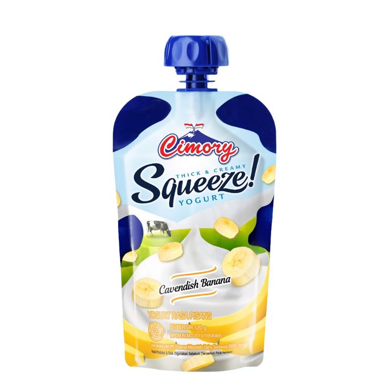 Cimory Yoghurt Squeeze 120ml rasa Cavendish Banana