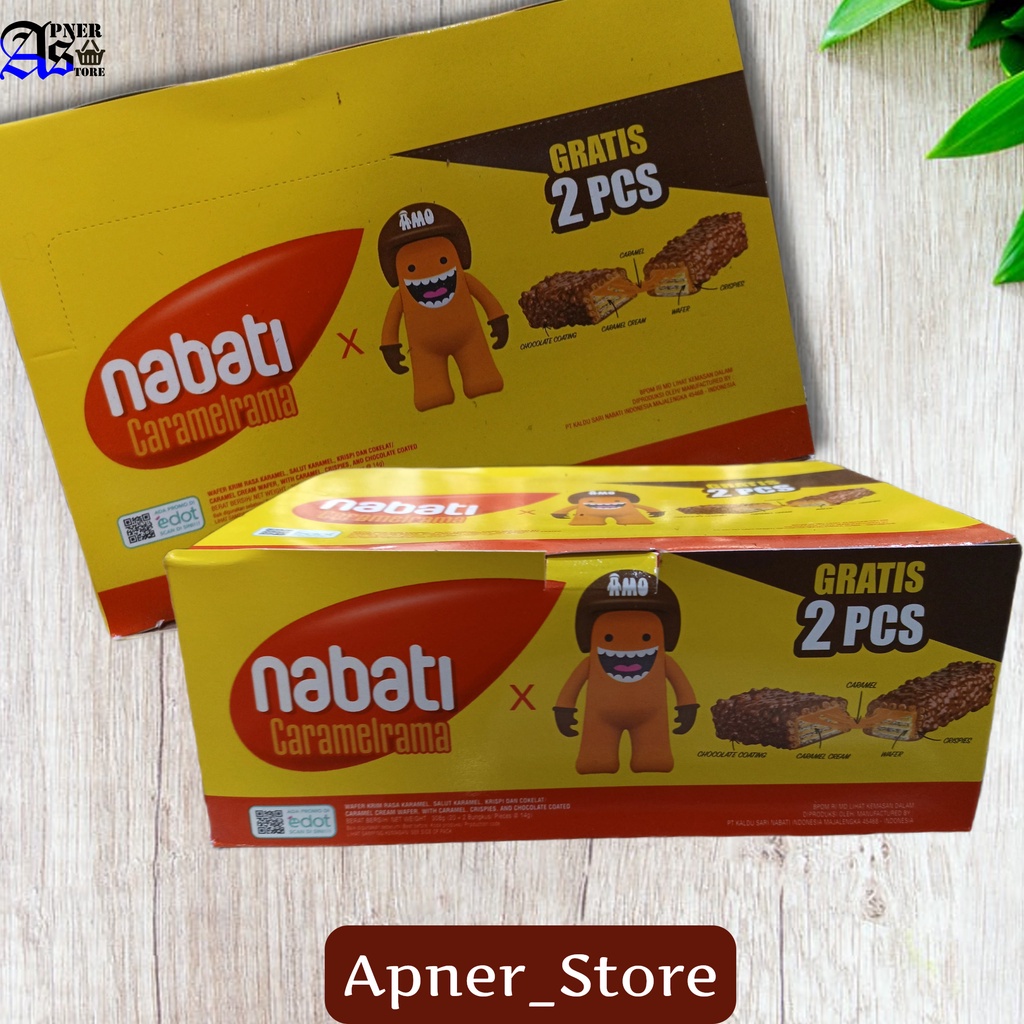 

Nabati caramelrama @14 gram (1 box isi 20pcs)