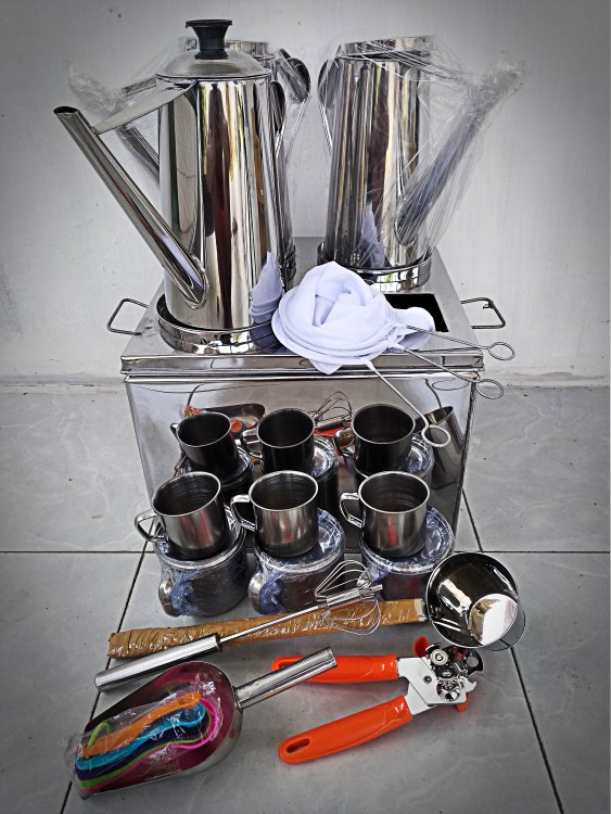 Paket Thai Tea / Set Lengkap Thai Tea Dandang Kotak Lubang 3