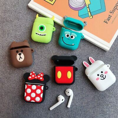 [HANYA SOFT CASE] Airpods Case 1/2 i9 i11 i12 Silikon Karakter Pelindung Headset Wireless Inpods 12