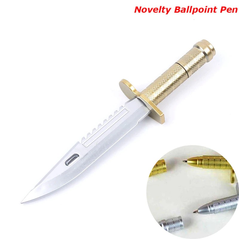 

INDORETAIL | Baru 2 pcs Novelty Ballpoint Pen Bentuk Pisau Belati Menulis Instrumen Kreatif Hadiah