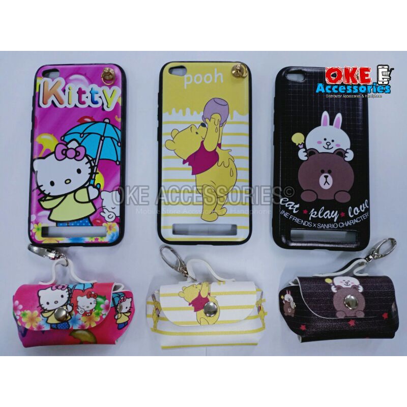 Case Dompet Karakter Redmi 5A