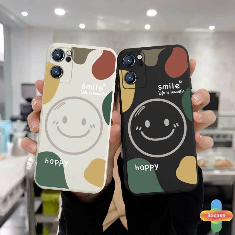 Case Infinix Hot 10s 10 Play Hot 10 10t 10i S4 9 Pro 11 Plus Hot 9 11 Play 11 11S NFC Infinix Smart 4 5 Pro 3 Plus Infinix Note 8 10 Tencno Spark 5 PRO A54 A15 A9 A5 Couple Happy Smile Graffiti Anti-fall Case