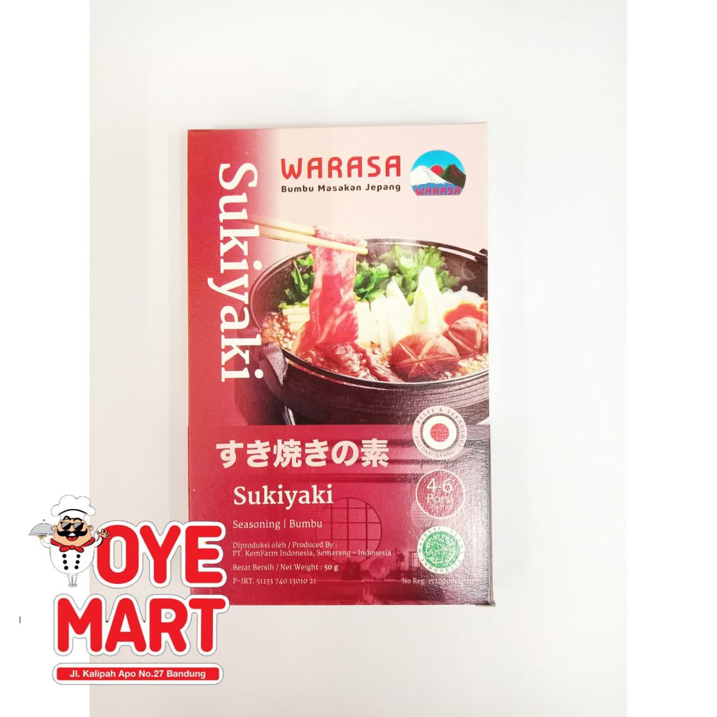 WARASA SUKIYAKI 50GR / BUMBU MASAK INSTAN