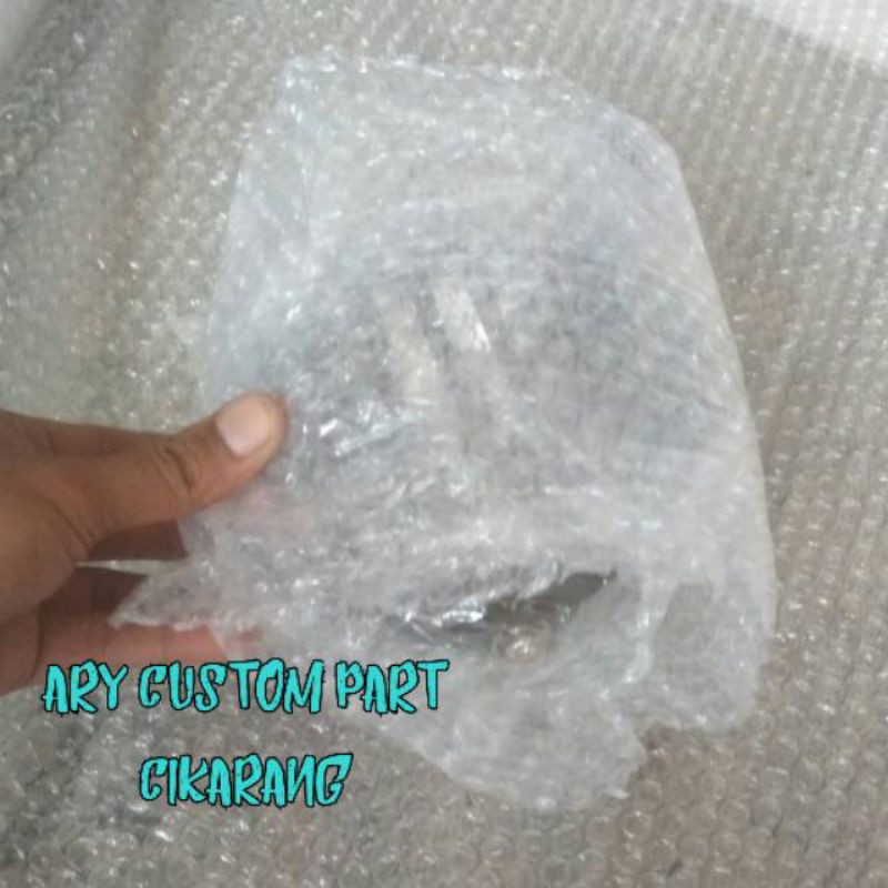 

Bubel wrap tambahan packing agar aman