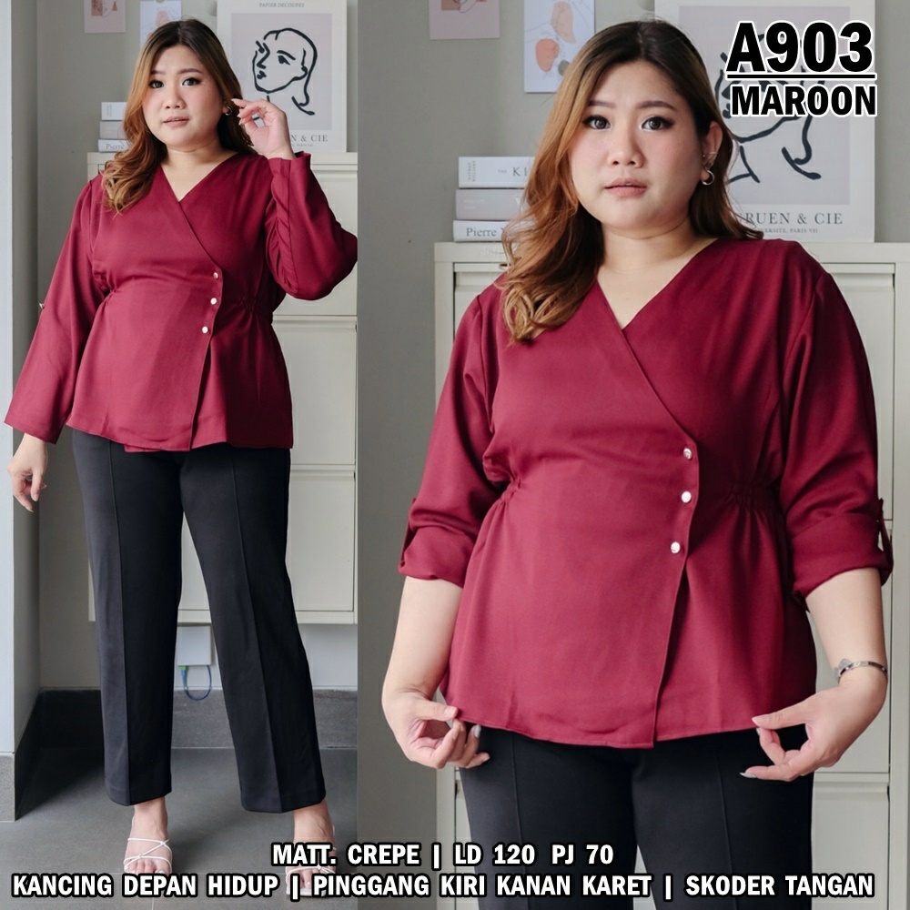 ZRS Blouse BIG SIZE XXXL Andin Blouse JUMBO UK XXXL LD 120 CM PJ 70 CM