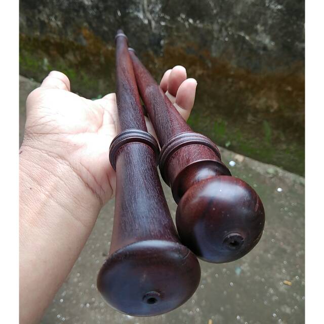 Tongkat komando kayu galih nagasari