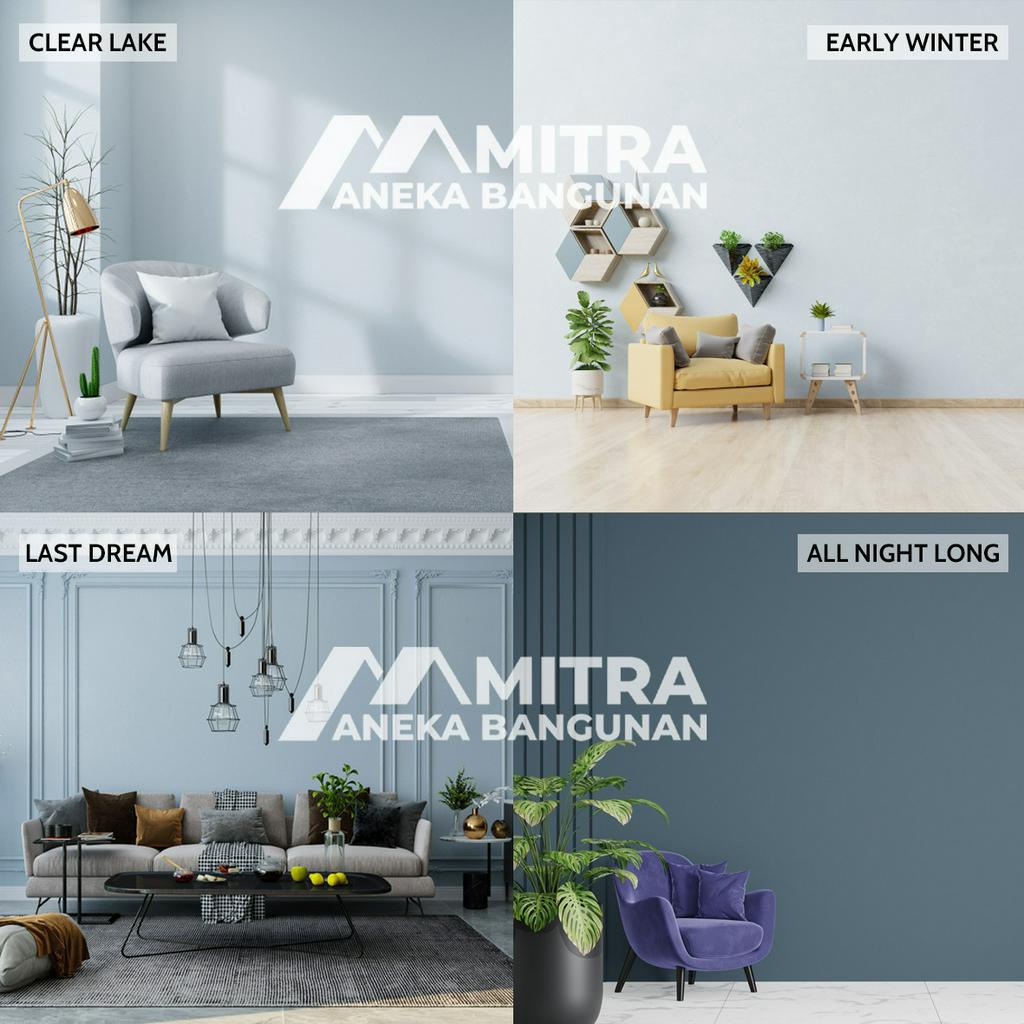 CAT TEMBOK AVITEX INTERIOR 5 KG / AVIAN ABU BIRU N14 TINTING CUSTOM