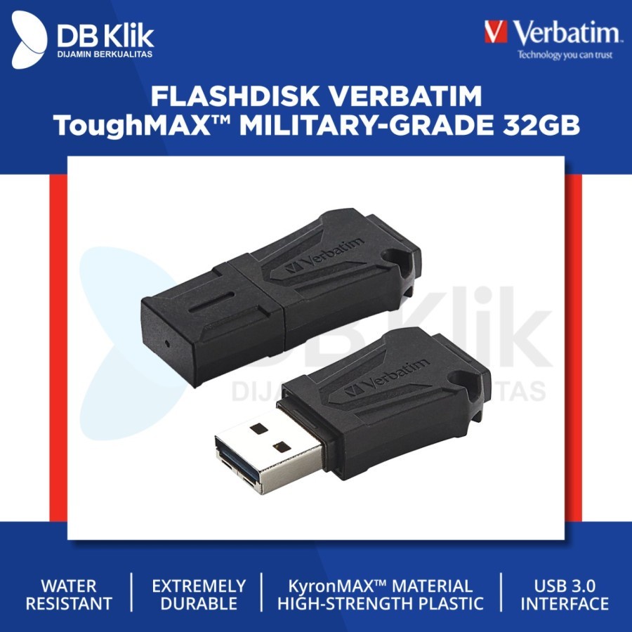 Flashdisk Verbatim ToughMAX Military-Grade 32GB USB 3.0 Drive (VERBATIM)