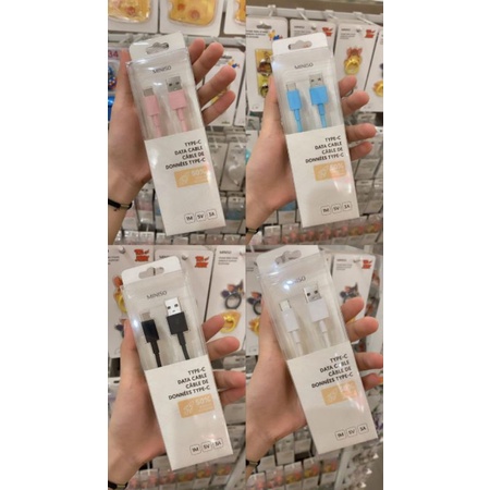 MINISO TYPE-C DATA CABLE/KABEL DATA/CHARGER/KABEL USB