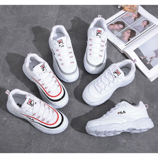 (MURAH) SEPATU FILA  SNEAKERS SHOES FLS 8012 SEPATU WANITA SEPATU IMPORT