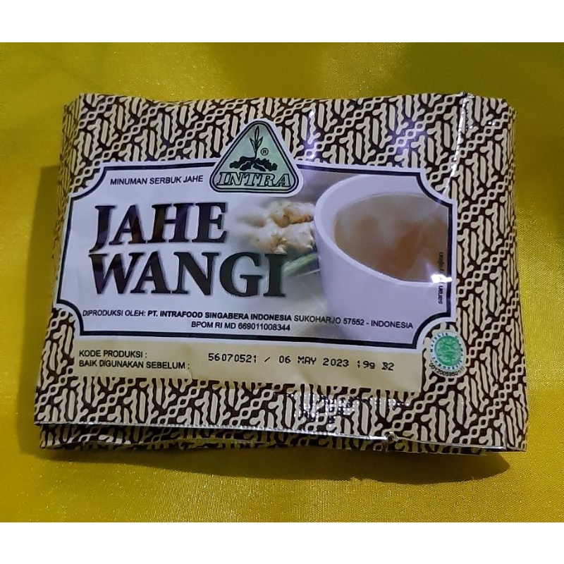 

Jahe Wangi Intrafood Renceng isi 10 pcs @ 9gr