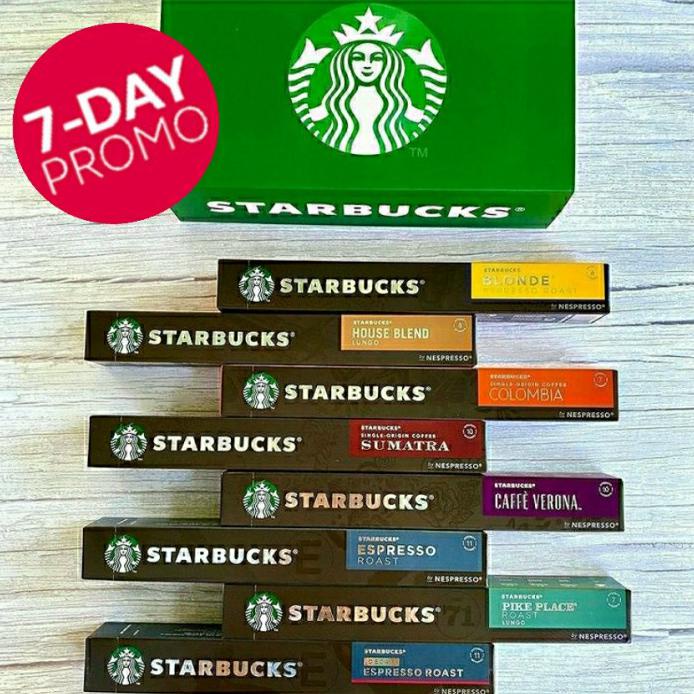 

STARBUCKS NESPRESSO CAPSULES READY STOCK 100% ORIGINAL - COLOMBIA