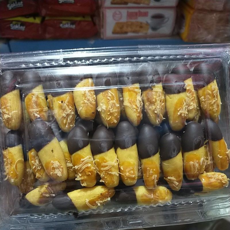 

Kastangel-rasa keju kuker coklat-250gr-kemasan-manis-jajanan murah