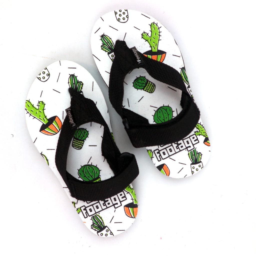 Sandal Anak Toddler / Sandal Bayi Little Footage motif doddle Zombie Cactus