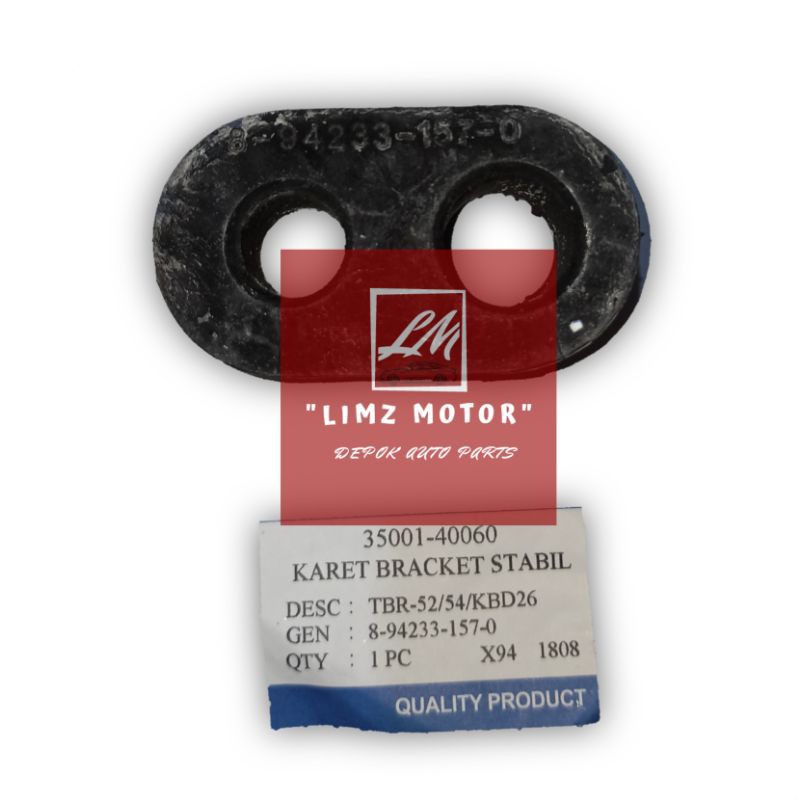 Karet Stabil Depan-Karet Stabil Shaft Isuzu Panther Kotak TBR 52 & KBD 26 Loramo