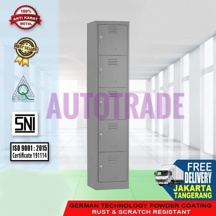 LOCKER LEMARI LOKER 5 PINTU V 405 ORIGINAL VIP MURAH