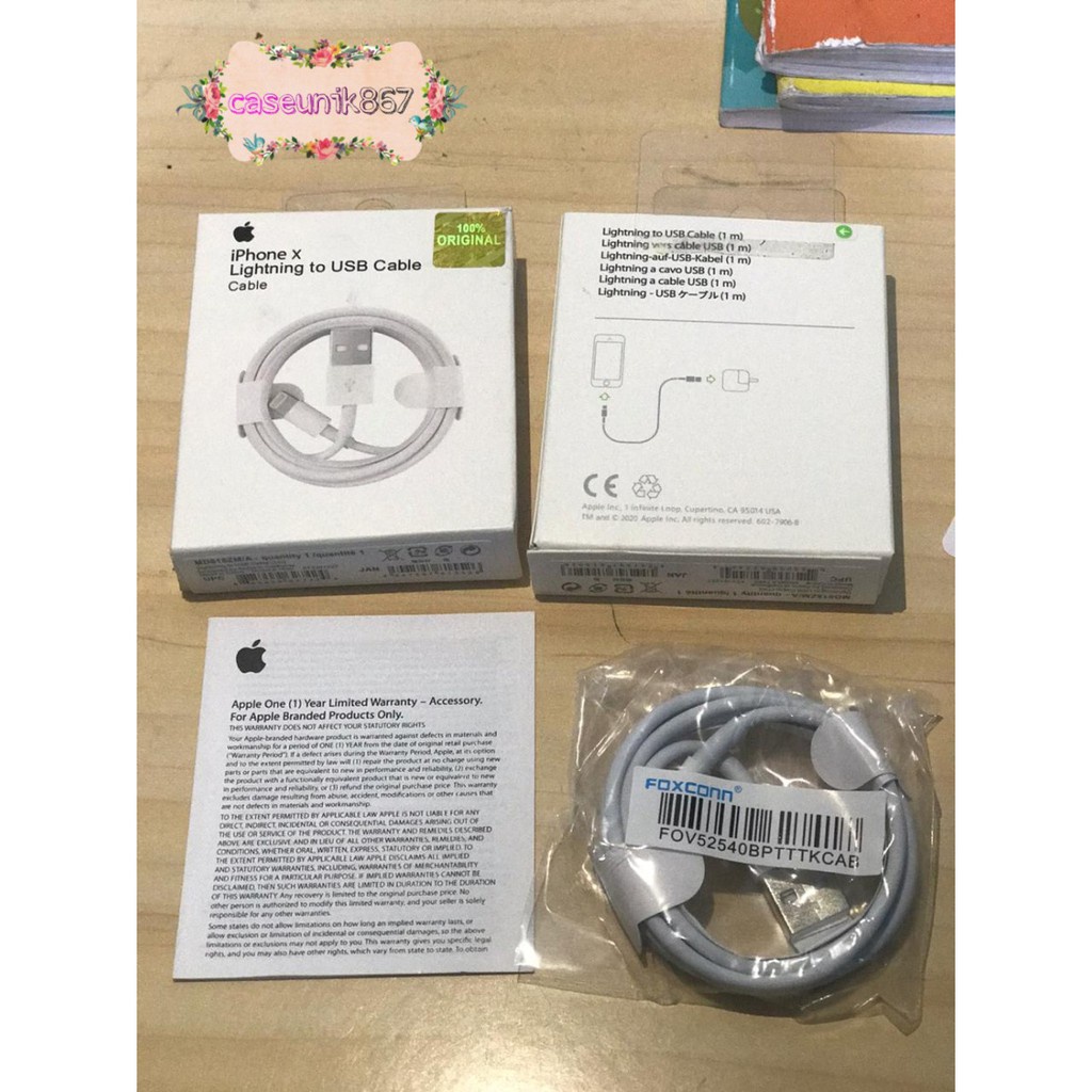 BM050 Kabel cable data i ponee ligthing original 5g 5s 6g 6s 6+ 6s+ 7g 7+ 8g 8+ x xr xs Max CS1157