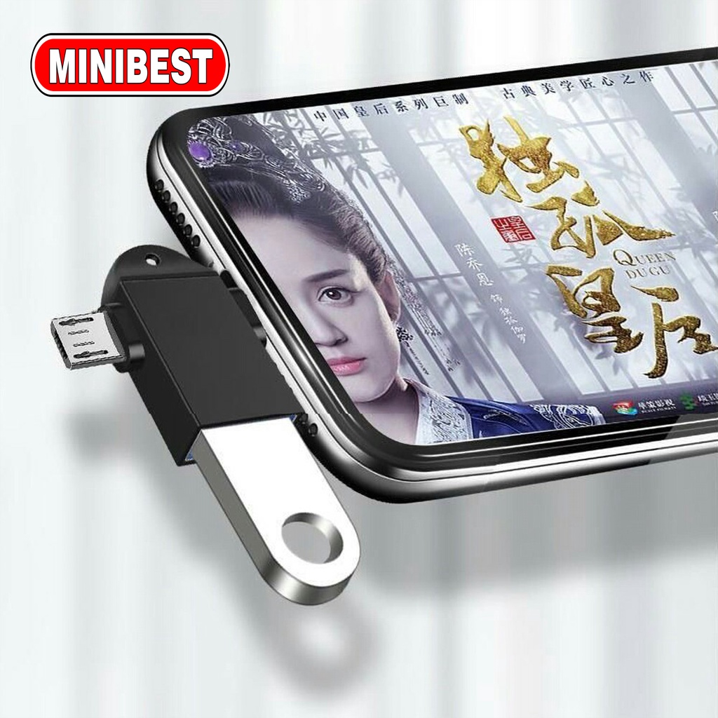 MB OTG Type C Adapter 2 In 1 Micro Usb C 3.0 Flash Disk Dan Mouse Konektor Untuk Android Smartphone