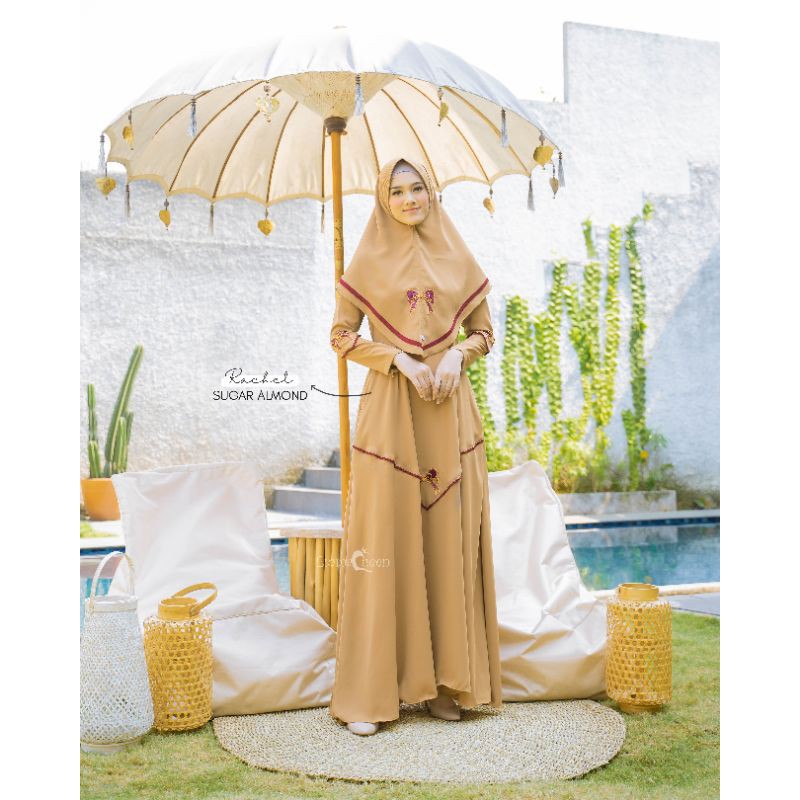 EmmaQueen - Set Dress Muslim Rachel-Sugar Almond