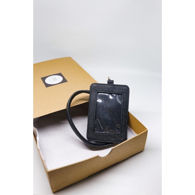 

Office & Stationery | Document Organizer | Gantungan Id Card Hold Name Tag - Kartu -Kulit - Hitam - Leather | Best Seller