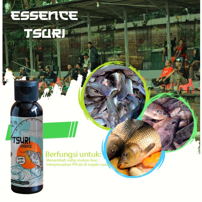 ESSEN TSURI 100ml CAIRAN UMPAN MANCING JUARA BISA COD