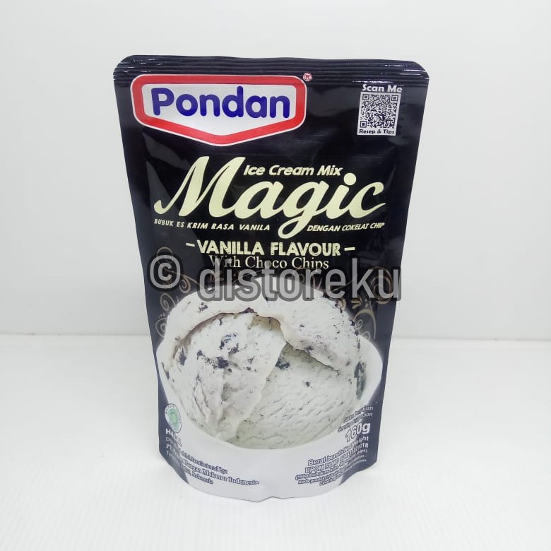 

bubuk es krim instan VANILA PONDAN ICE CREAM MAGIC VANILLA160gr
