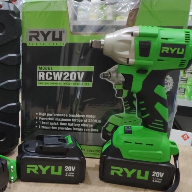Bor Impact Baterai Ryu RCW 20 Volt