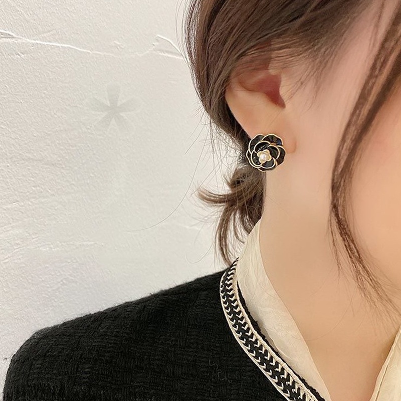 Anting Tusuk Lapis Silver 925 Gaya Korea Untuk Wanita