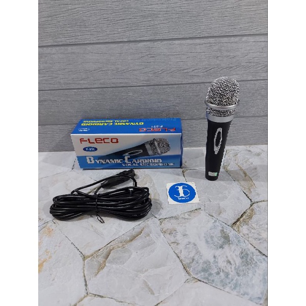 Mic Mik Kabel Fleco Microphone Kabel Karaoke Fleco F 371 ORIGINAL