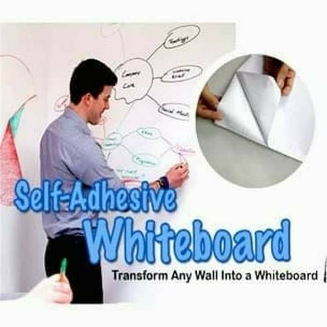 

Wallpaper papan tulis putih whiteboard murah