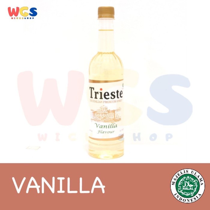

Syrup Trieste Vanila - Sirup Rasa Vanila - 650 ml