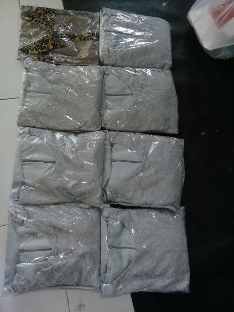 Bswart Batik Hrb026 Kenongo Hem Pendek Padi Pekalongan M L Xl Batik Pria Murah Modern Grosir Batik