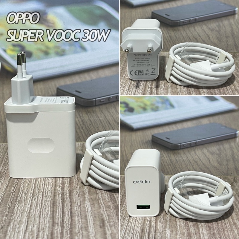 Charger Oppo VOOC 30 Watt