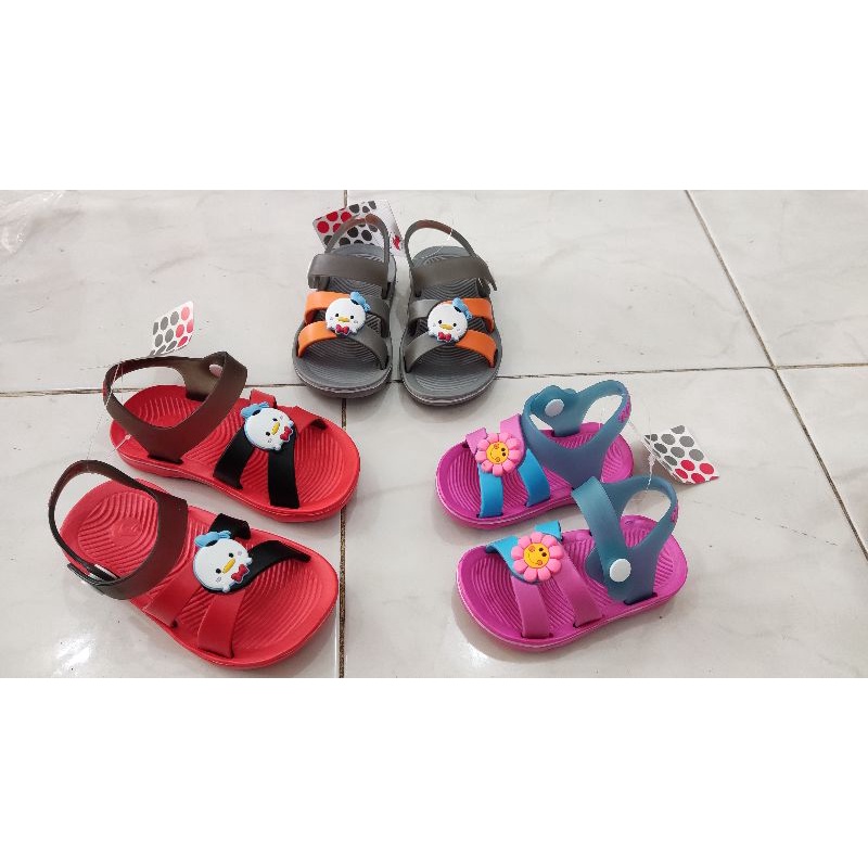 Sandal let anak, KOMIN, bahan phylon ringan. Size 18-23