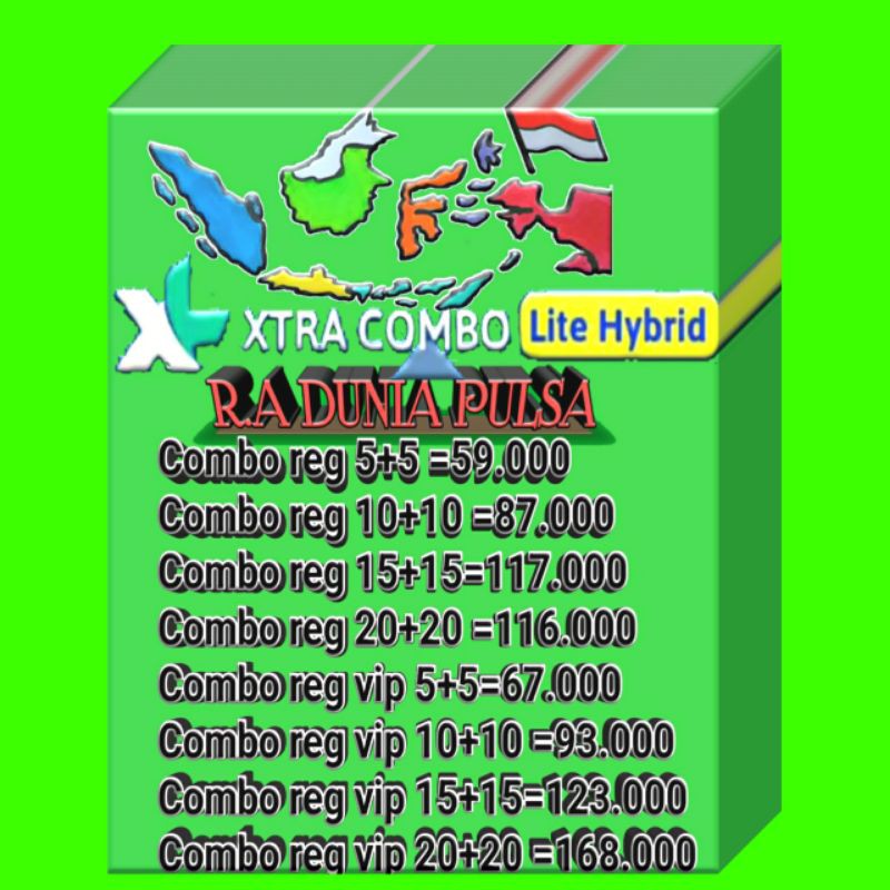 MURAH ] KUOTA XL COMBO LITE INJECT XTRA COMBO LITE HYBRID 4,5gb 8gb 15gb 25gb 37gb