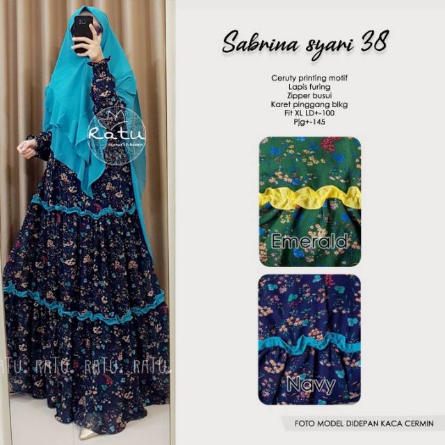 Gamis sabrina syar'i
