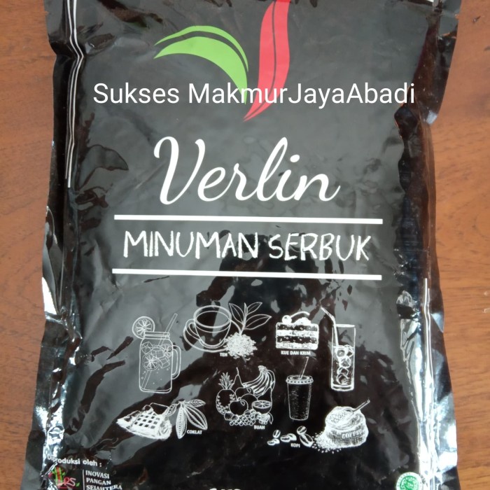 

(BISA COD) Verlin powder drink, minuman serbuk rasa dark chocolate. Enak & murah.