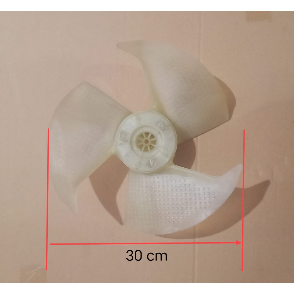 Daun Fan Blower Baling Kipas Outdoor AC 1/2PK Sharp UCY Gree Diameter 30 Cm Original