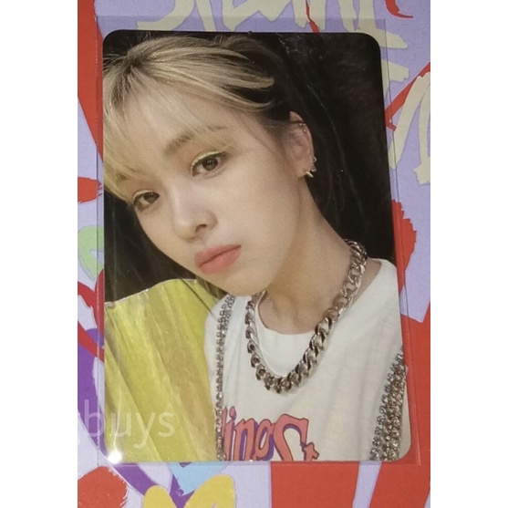 photocard pc ryujin itzy special edition album jewel case crazy in love selfie se jewel case cil