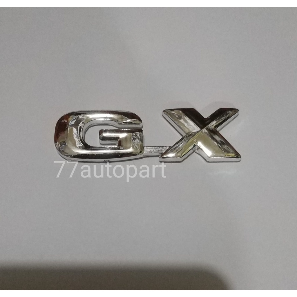 emblem logo mobil tulisan gx untuk ertiga