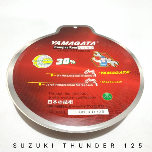 Kampas Rem Belakang Thunder 125 Spin YMGT