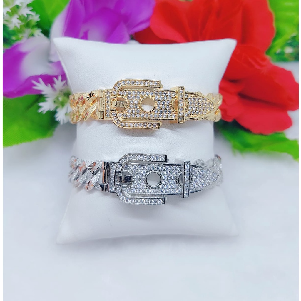 Gelang xuping permata lapis emas perhiasan fashion 0455