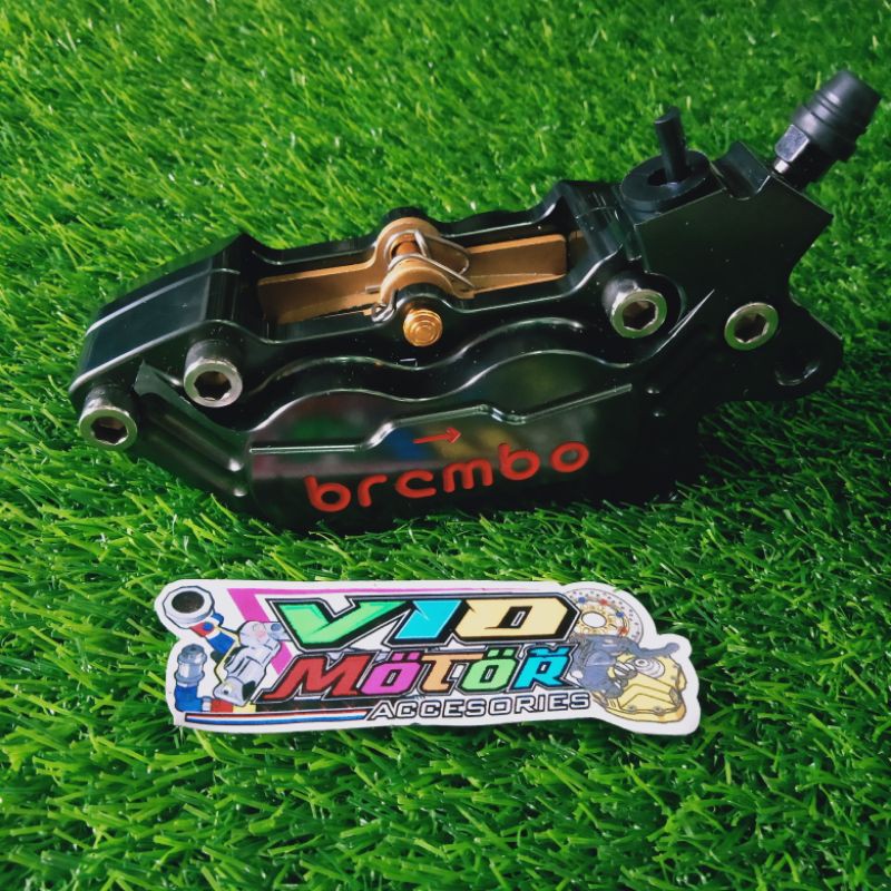 KALIPER BREMBO 4 PISTON BIG HITAM