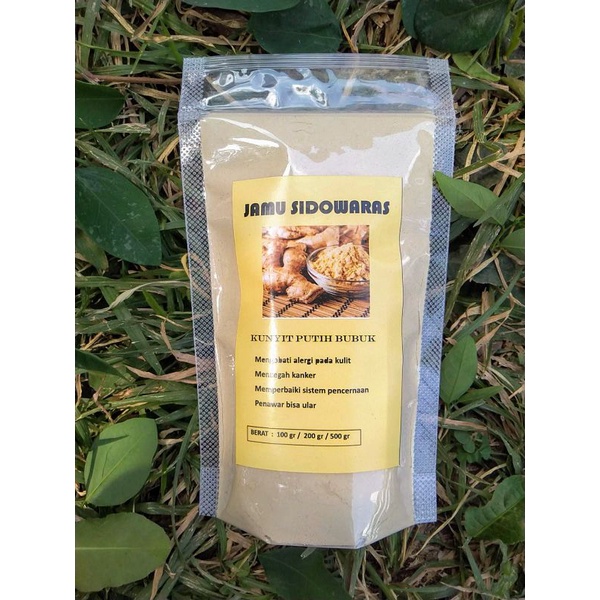 

Kunyit Putih Bubuk murni tanpa gula 100gr/200gr/500gr