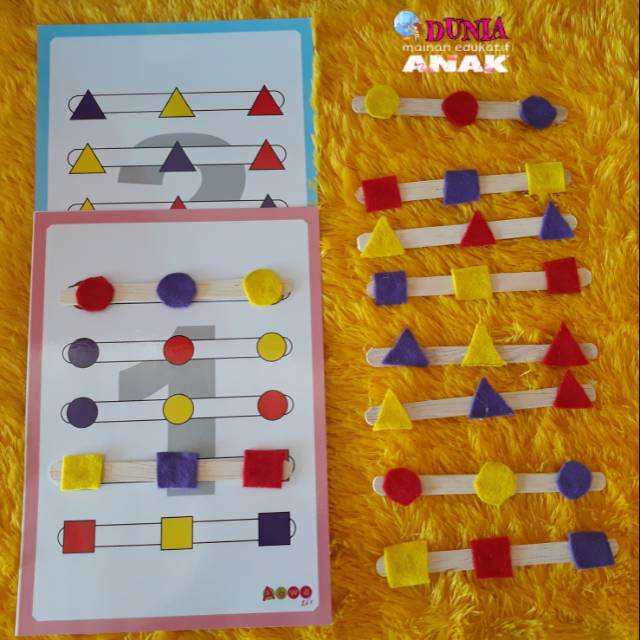 

Mencocokan warna (stik eskrim)