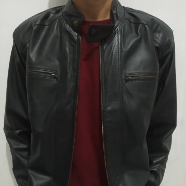 Jaket pria original kulit asli - Jaket pria kulit asli - Jaket pria kulit domba asli
