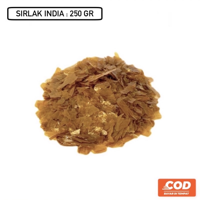 (250 gr) Shellak Sirlak Emping Asli India PLU Premium KW 1 Import Serlak