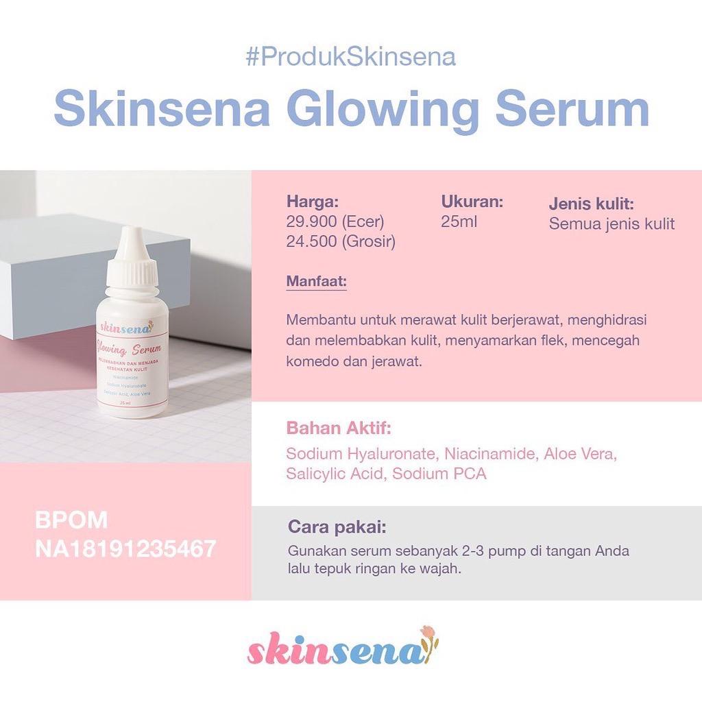 QEILA - PAKET GLOWING SKIN SENA SKINCARE | BPOM | READY